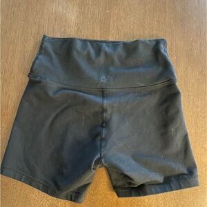 aerie Black High-Rise Bike Shorts